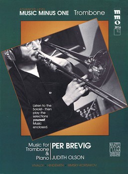 Advanced Trombone Solos - Volume 2 by Various Brevig and Olson for (Music Minus One)
