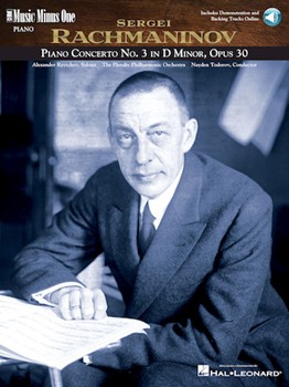 Rachmaninov Concerto No. 3 in D Minor Op. 30 by Rachmaninoff Sergei for Piano with Audio Access