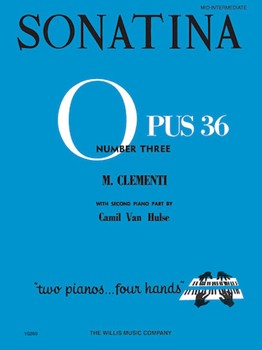 Sonatina Op. 36 No. 3 by Clementi Muzio - Van Hulse Camil - for 2 Piano 4 Hands