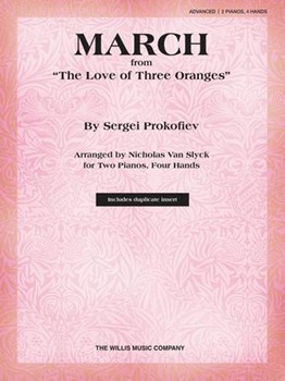 March From "Love Of 3 Oranges" by Prokofiev - Van Slyck - for 2 Piano 4 Hands