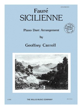 Sicilienne by Faure - Carroll Geoffrey - for 1 Piano 4 Hands