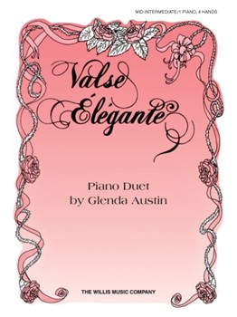 Valse Elegante by Austin Glenda for 1 Piano 4 Hands