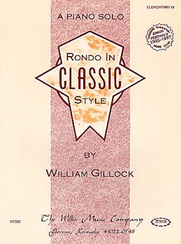 Rondo In Classic Style by Gillock William for Piano