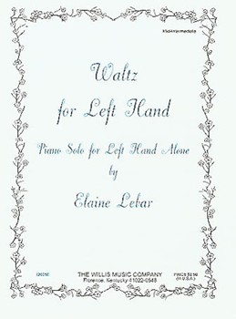 Waltz For Left Hand by Lebar Elaine for Piano