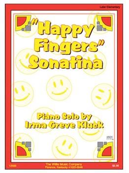 Happy Fingers Sonatina by Kluck Irma Greve for Piano