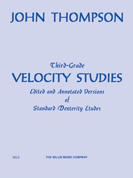Third Grade Velocity Studies by Thompson for Piano