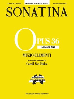 Sonatina Opus 36 #1 C Major by Clementi Muzio - Van Hulse Camil - for 2 Piano 4 Hands