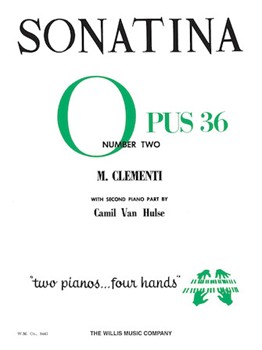 Sonatina Opus 36 #2 G Major by Clementi Muzio - Van Hulse Camil - for 2 Piano 4 Hands