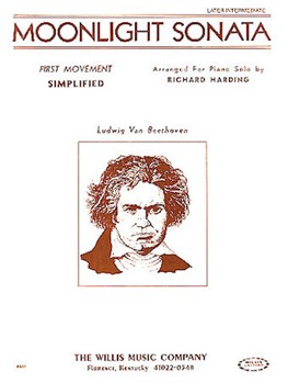 Sonata Opus 27 #2 1st Movement by Beethoven Ludwig van - Harding - for Piano