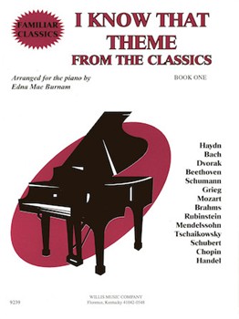 I Know That Theme Book 1 by - Burnam - for Piano