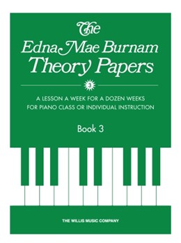 Theory Papers Book 3 by Burnam for Workbook
