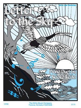 Letter To The Sky by Ikeda Naoko for 1 Piano 4 Hands