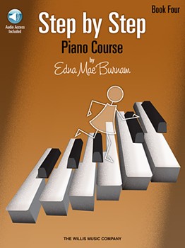 Step By Step Book 4 with CD by Burnam for Piano with CD