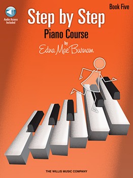 Step By Step Book 5 with CD by Burnam for Piano with CD