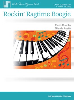 Rockin' Ragtime Boogie by Austin Glenda for 1 Piano 4 Hands