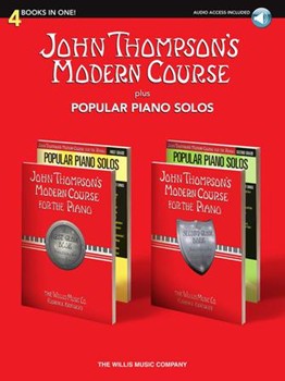 Modern Course For Piano + Pop Pno Solos by Thompson - Various - for Piano Method