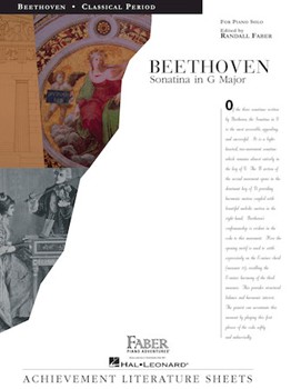 Sonatina In G Major by Beethoven Ludwig van - Faber - for Piano