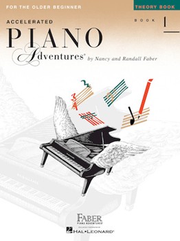 Accelerated Piano Adventures for the Older Beginner - Theory Book 1 International Edition by Faber Randall for