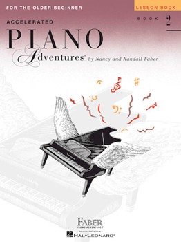 Accelerated Piano Adventures for the Older Beginner - Lesson Book 2 International Edition by Faber Randall for