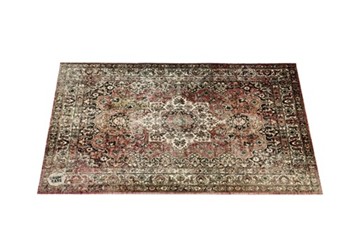 Vintage Persian Style Stage Mat - Classic Worn 4.26' X 3'