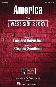 America From West Side Story by Bernstein Leonard - Stickles William - for SSA