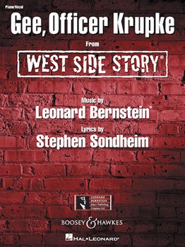 Gee Officer Krupke From West Side Story by Bernstein Leonard - West Side Story - for PVG