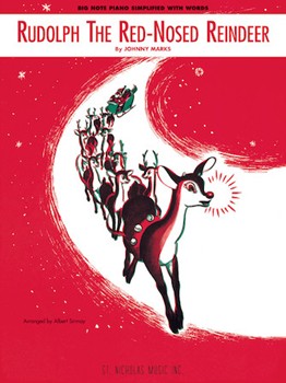 Rudolph The Red-nosed Reindeer by Marks Johnny for Piano Solo