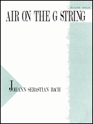 Hal Leonard Bach J   Air on the G String (from the Orch. Suite No. 3 in D)