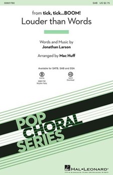 Louder Than Words - from tick, tick...Boom!