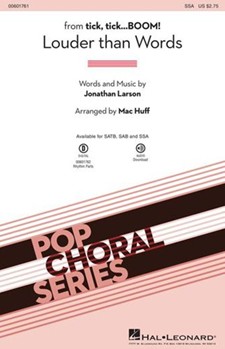 Louder Than Words - from tick, tick...Boom!