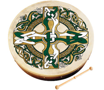 Celtic Cross Bodhrán by for BODHRAN