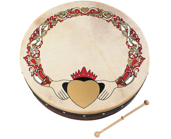 Claddagh Bodhrán by for