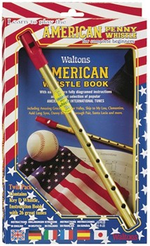 Learn to Play the American Penny Whistle for Complete Beginners - twin pack for Book/whist