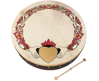 Claddagh Bodhrán by for