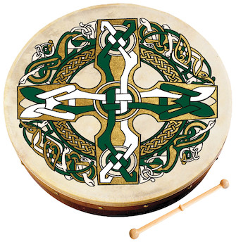 Celtic Cross Bodhrán by for