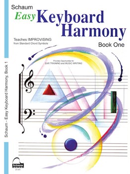 Easy Keyboard Harmony Book 1 by Schaum for Workbook
