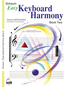 Easy Keyboard Harmony Book 2 by Schaum for Workbook