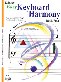 Easy Keyboard Harmony Book 4 by Schaum for Workbook