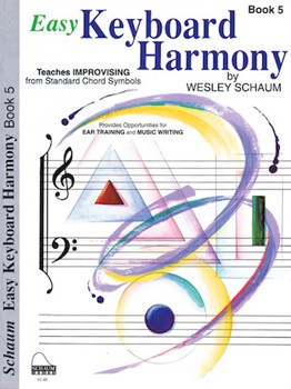 Easy Keyboard Harmony Book 5 by Schaum for Workbook
