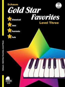 Gold Star Favorites Level 3 by - Schaum - for Piano with CD