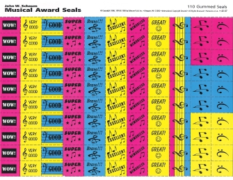 Musical Award Seals by for