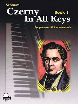 Czerny In All Keys Book 1 by Czerny Carl - Schaum - for Piano