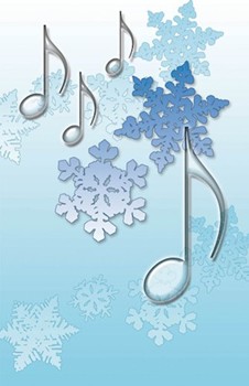 Schaum Recital Program Blanks #71: Snowflakes and Notes by for Piano