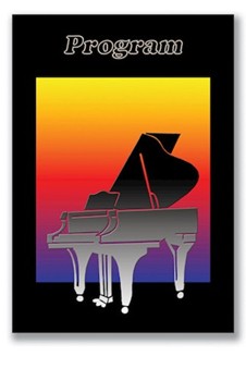 Recital Program #78 - Piano Silhouette for