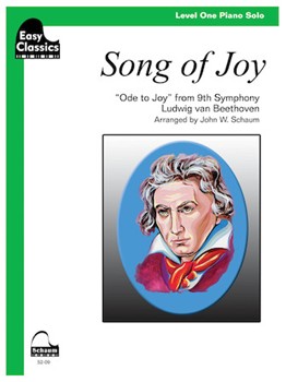 Song Of Joy For Piano Solo By Beethoven