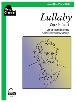 Lullaby Opus 49 No 4 by Brahms Johannes - Schaum Wesley - for Piano