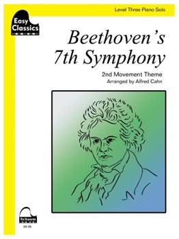 Beethoven's 7th Symphony (2nd Movement Themes) [Piano] by Beethoven Ludwig van - Cahn Alfred - for