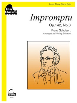 Impromptu Opus 142 No 3 by Schubert Franz - Schaum Wesley - for Piano