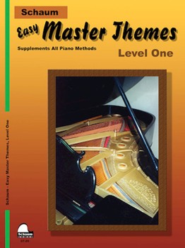 Easy Master Themes Level 1 by Various - Schaum Wesley - for Piano