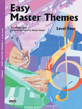 Easy Master Themes Level 4 by Various - Schaum Wesley - for Piano